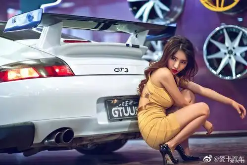 豪车与美女,是永恒的话题.菇凉,放开这辆车!
