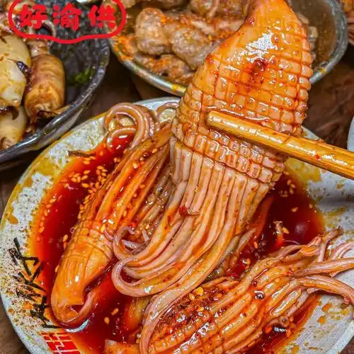 火箭鱿鱼商用新鲜冷冻大鱿鱼须火锅串串冒菜烧烤生鲜食材水发鱿鱼