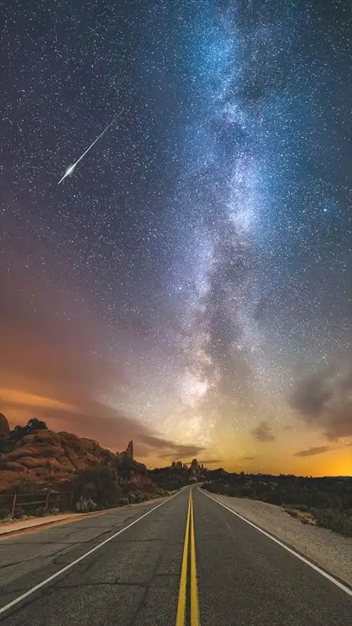 绝美星空h5背景