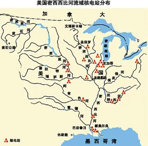 虽然密西西比河流域对美国来说如此重要,但美国核管会,环境保护局在