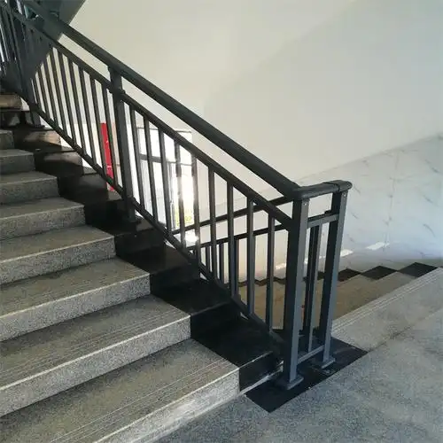 小区锌钢楼梯扶手安装流程