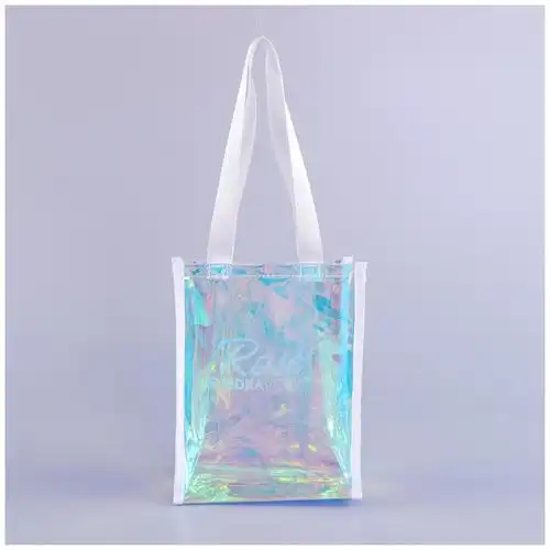 ebutler可定制透明网红果冻包tpu幻彩手提袋pvc镭射手提袋