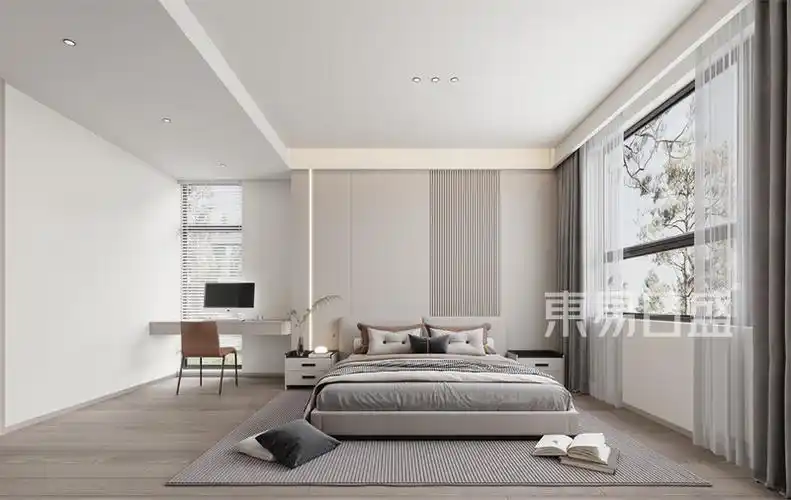 >首页>装修案例>青岛小镇400㎡现代简约风格装修效果图>更多卧室装修