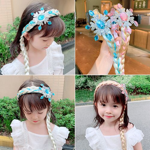 8儿童公主王冠发夹超仙冰雪奇缘发饰小女孩皇冠顶夹子宝宝儿童头饰已