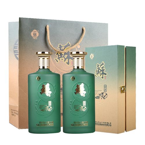 双沟苏酒 42度绵柔型白酒 金苏 500ml*2瓶 配手提袋