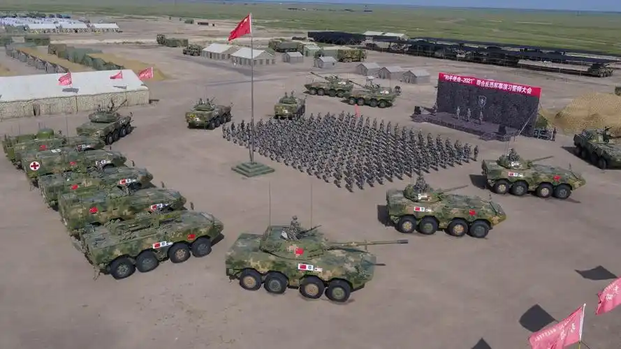 和平使命2021联演中方部队阵容强大