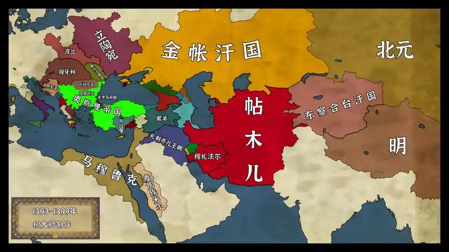 树大师 的想法: 科索沃会战前后的奥斯曼帝国版图(注:绿色… - 知乎