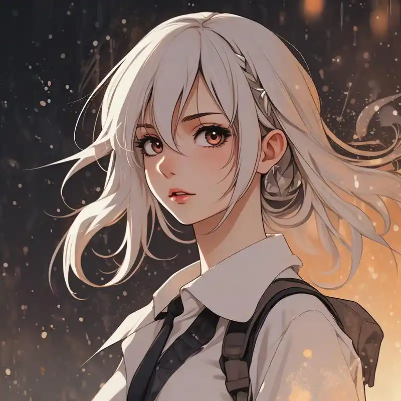 动漫风格,女生霸气冷艳的头像9593 动漫风格的女生头像来啦!