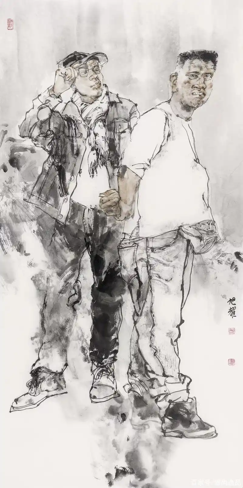 名家推荐‖水墨人物画.孟旭耀