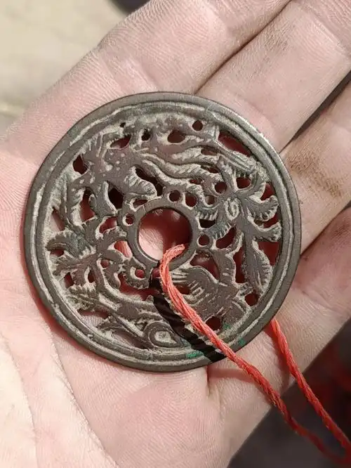 双风花钱民俗收藏古钱币