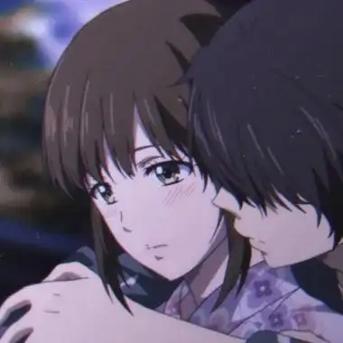 一男一女伤感动漫情侣头像图片