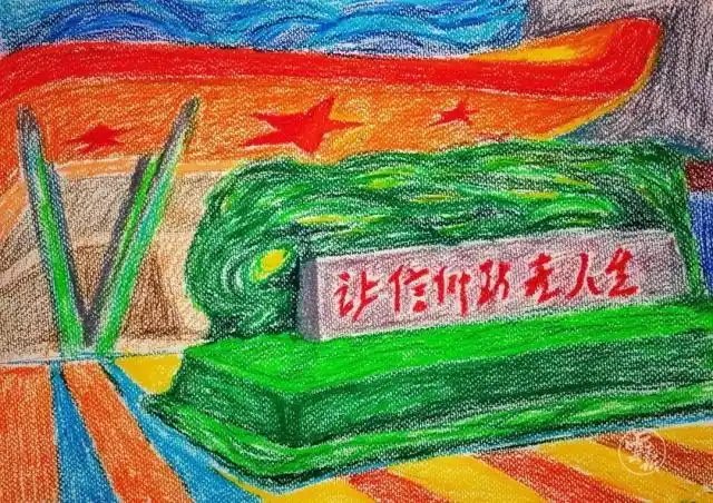 蜡笔手绘井冈山!云南青年插画师这波操作太帅了
