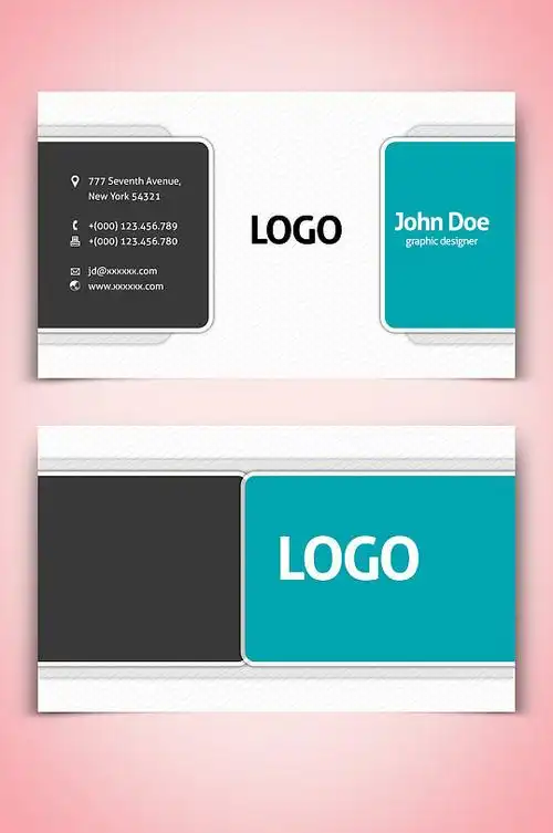 简单时尚名片图片-简单时尚名片设计素材-简单时尚名片模板下载