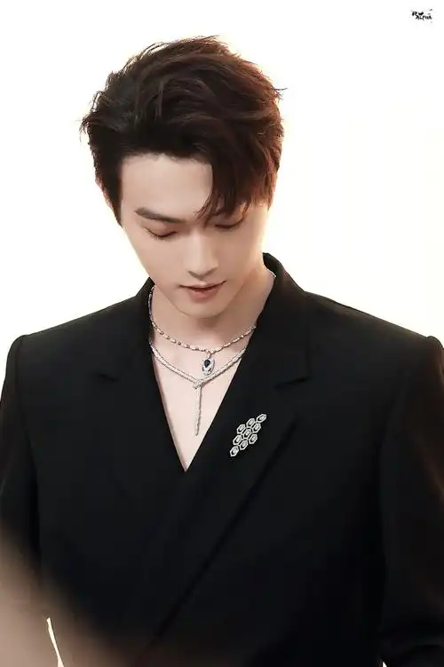 许凯深v真空西装