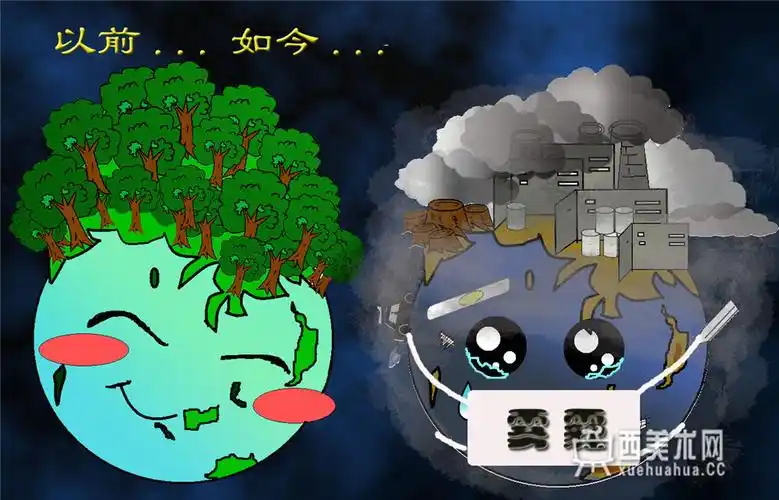 三等奖获奖科幻画《远离雾霾从我做起》赏析