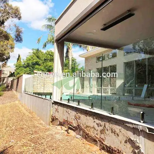 阳台栏杆零件栏杆水池扶手栏杆玻璃夹玻璃栅栏用于无框玻璃栏杆