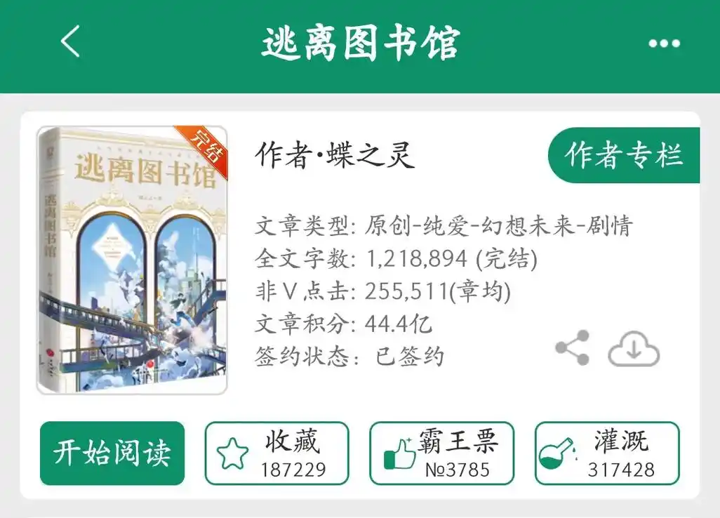 《逃离图书馆》已完结个人评分8.3 文笔过关 - 抖音
