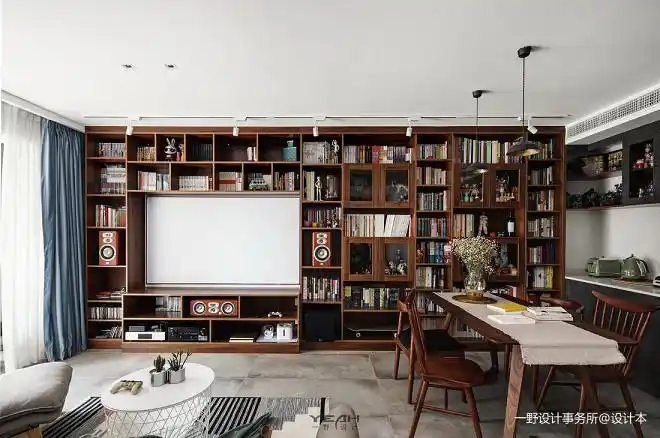 30万元二居94平米装修案例_效果图 - 一野设计—金科观天下 | 94m05