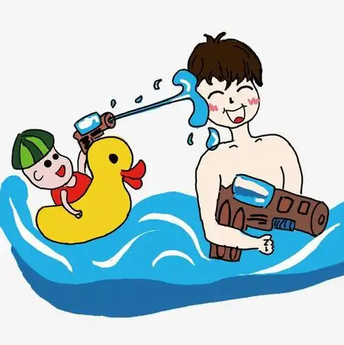 "清凉一夏,水枪大作战"——大拇指幼儿园水枪大战邀请函