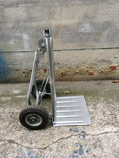 錏制三折手推车