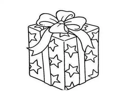 圣诞礼物盒简笔画图片大全 中级简笔画教程-第2张