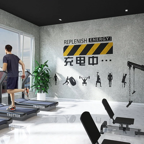 健身房壁画