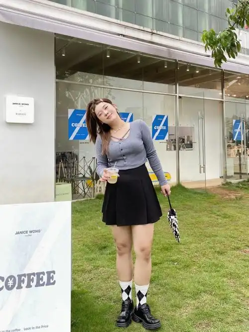 160斤穿搭简约韩系女团风套装显瘦30斤