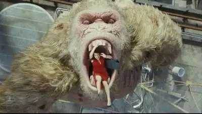 狂暴巨兽的猩猩乔治简笔画