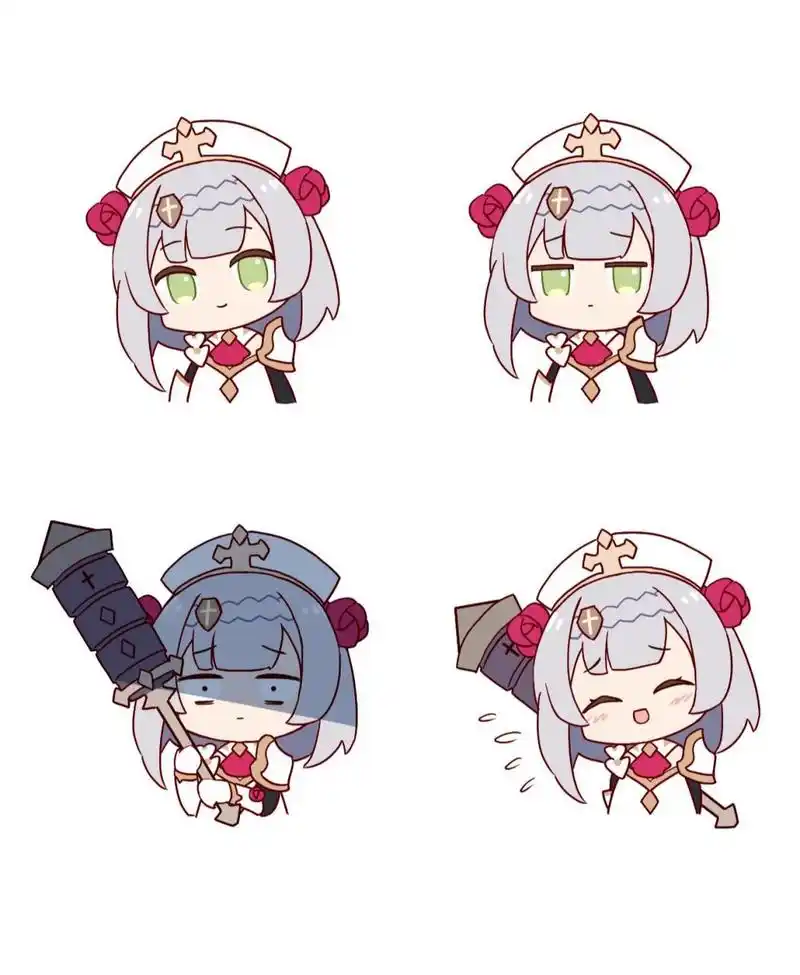 原神沙雕表情包|可爱的诺艾尔 欢迎使用 999999