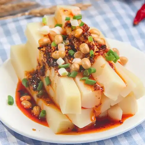 贵州特产小吃米豆腐米凉粉凉菜开袋即食送配料新鲜米豆腐方便即食