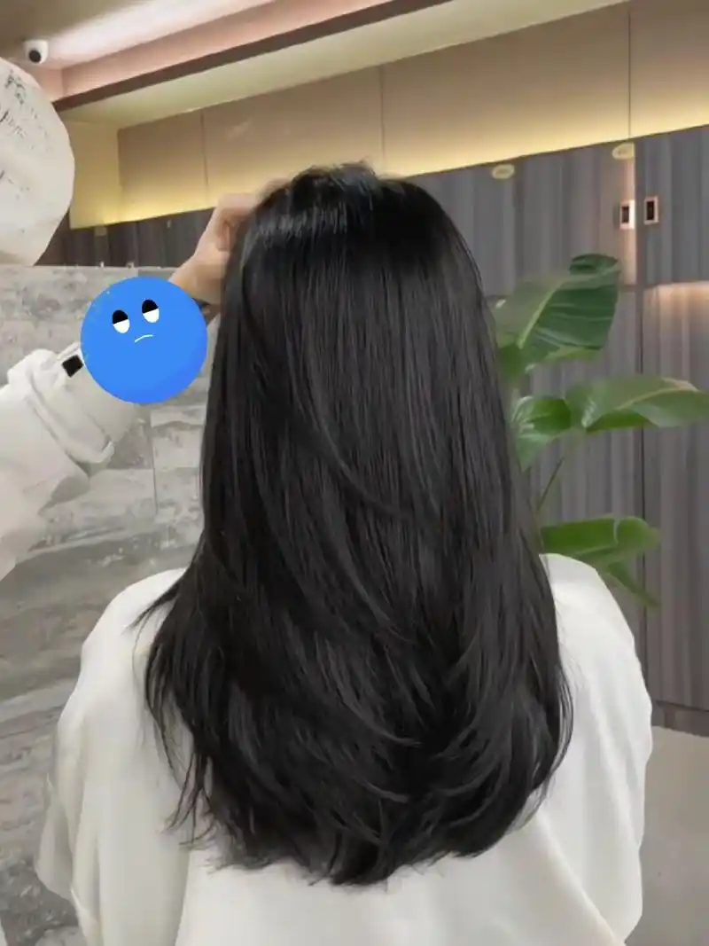 最好看的层次感 中长发2023火97的一塌糊涂 7878不挑脸型的长度