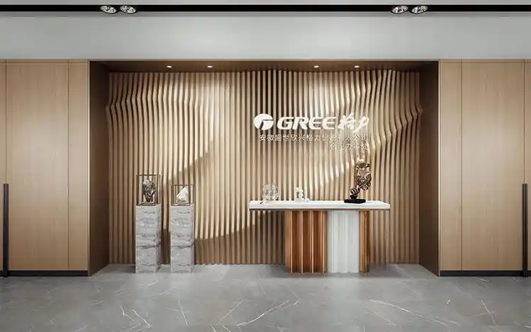 办公室玄关图片大全 公司玄关装修效果图案例欣赏