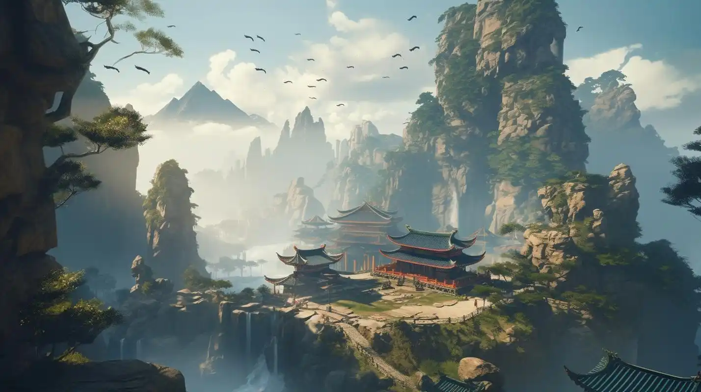 国风仙侠场景#ai绘画# #场景# #壁纸