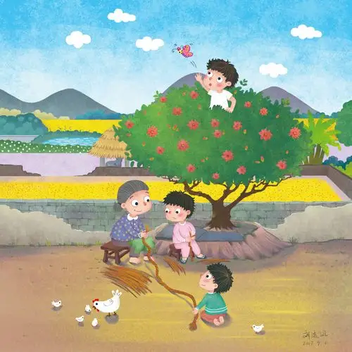 童年回忆|插画|儿童插画|针尖上的夜子 - 原创作品 - 站酷 (zcool)