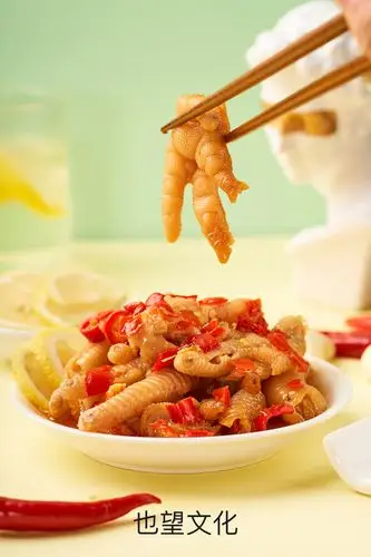 无骨鸡爪亮调拍摄