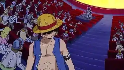 路飞怒打天龙人,太解气了