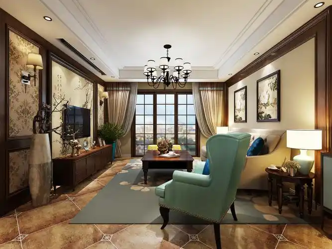 锦华郡美式风格装修效果图