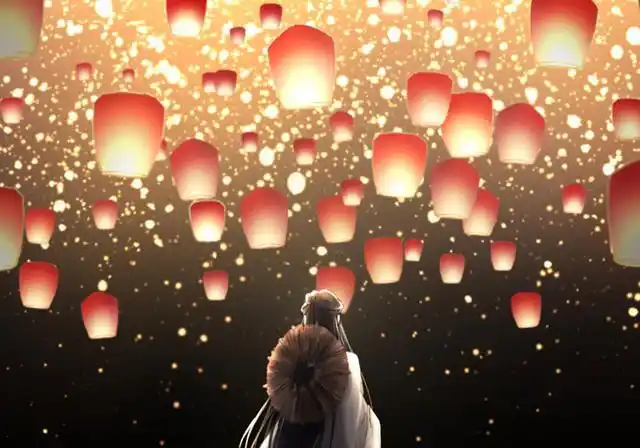 《天官赐福》书中的明灯三千,国内国外都有,寓意非常美好!