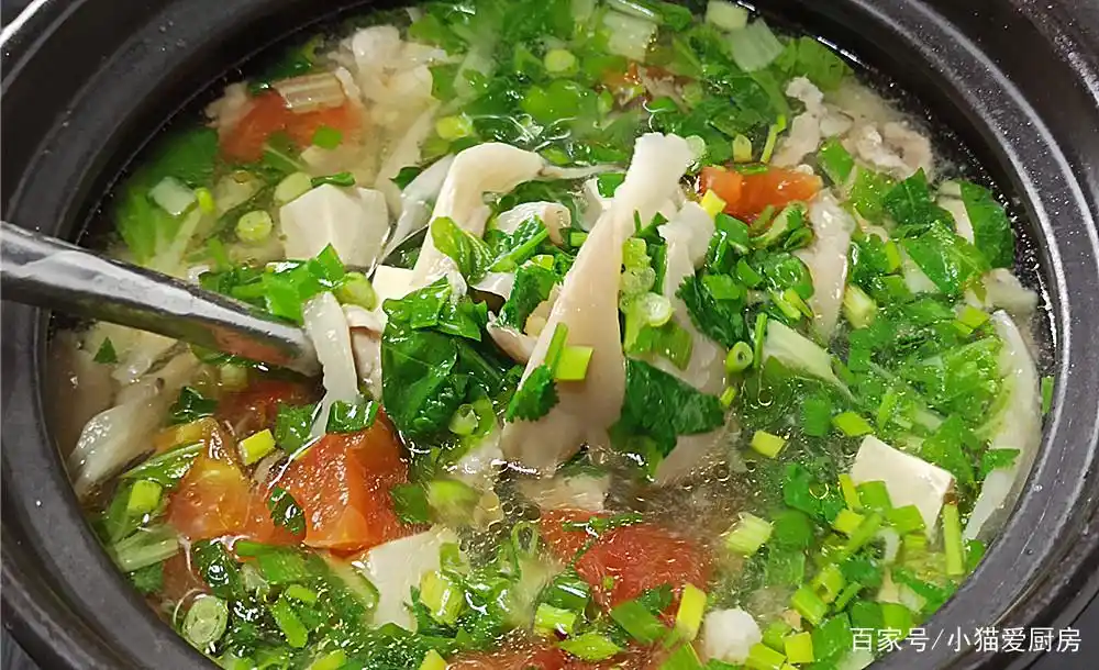 三鲜肉片汤这样做太香了,肉嫩汤鲜,冬天来一碗暖和,做法还简单