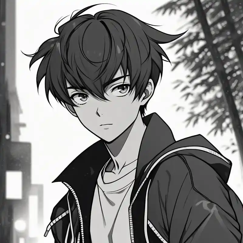 90抖音风男生漫画头像96