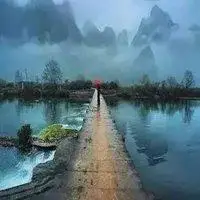 能聚财的微信山水头像