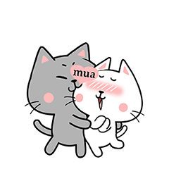 小n和灰小n的甜蜜生活 (动态表情包gif)|动漫|网络表情|度灵因 - 原创