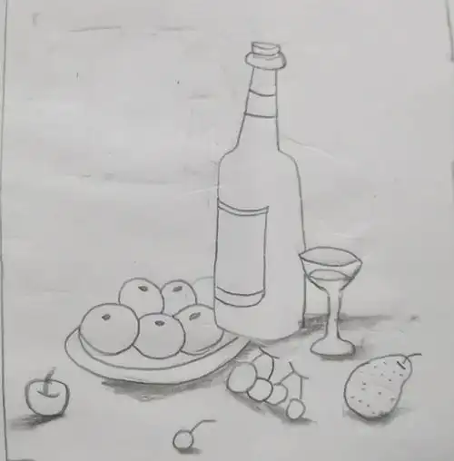 【坡头区一中】《向画家学构图》初一学生美术作业展