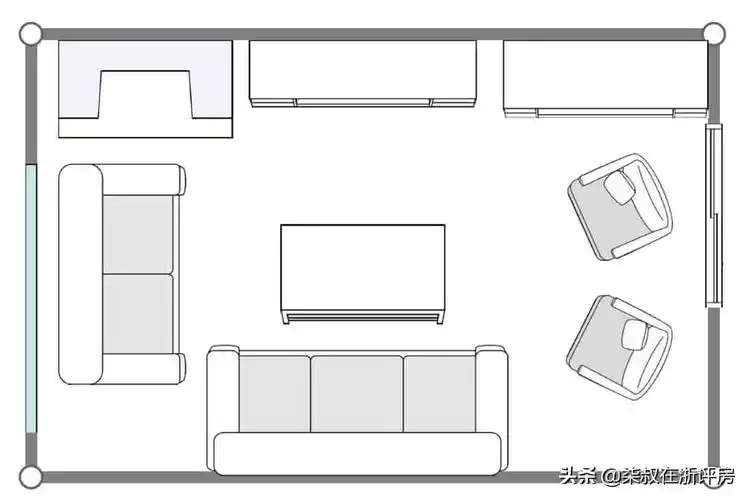 客厅设计图纸及效果图大全?客厅怎么布置好看? - 设计盒