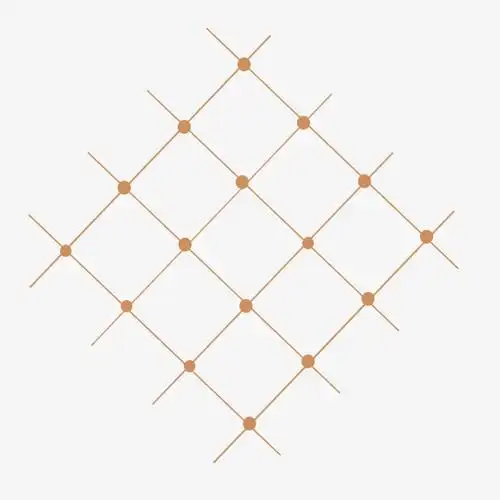 简约菱形网格装饰免抠素材免费下载_觅元素51yuansu.com