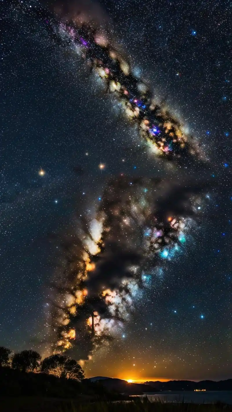 78唯美星空壁纸,梦幻般的美90