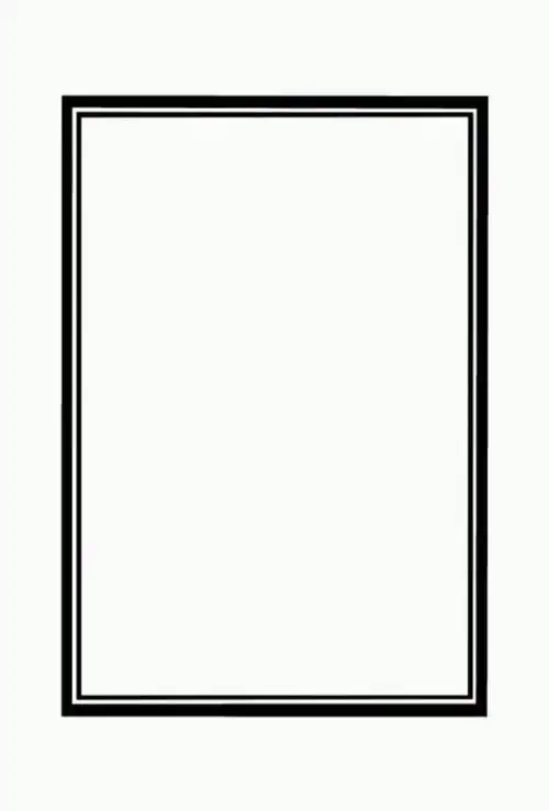 橡皮章素材#黑白稿#边框