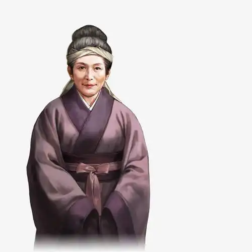 免抠人物农家老太古风立绘