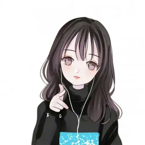 抖音手绘女生头像,网红的美女真人手绘的-卡通头像