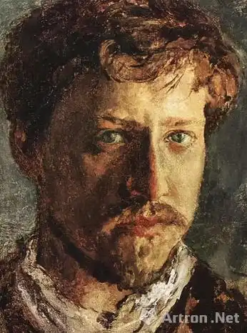 俄罗斯著名肖像画家瓦伦丁·谢罗夫的自画像